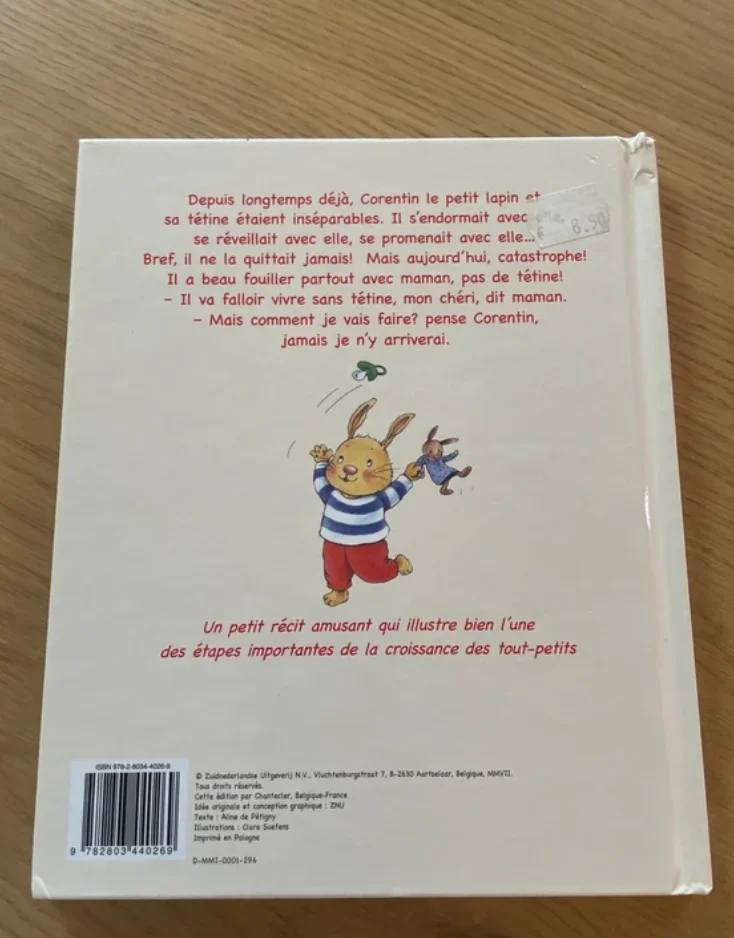 Livre  adieu, Tétine ! – photo 2